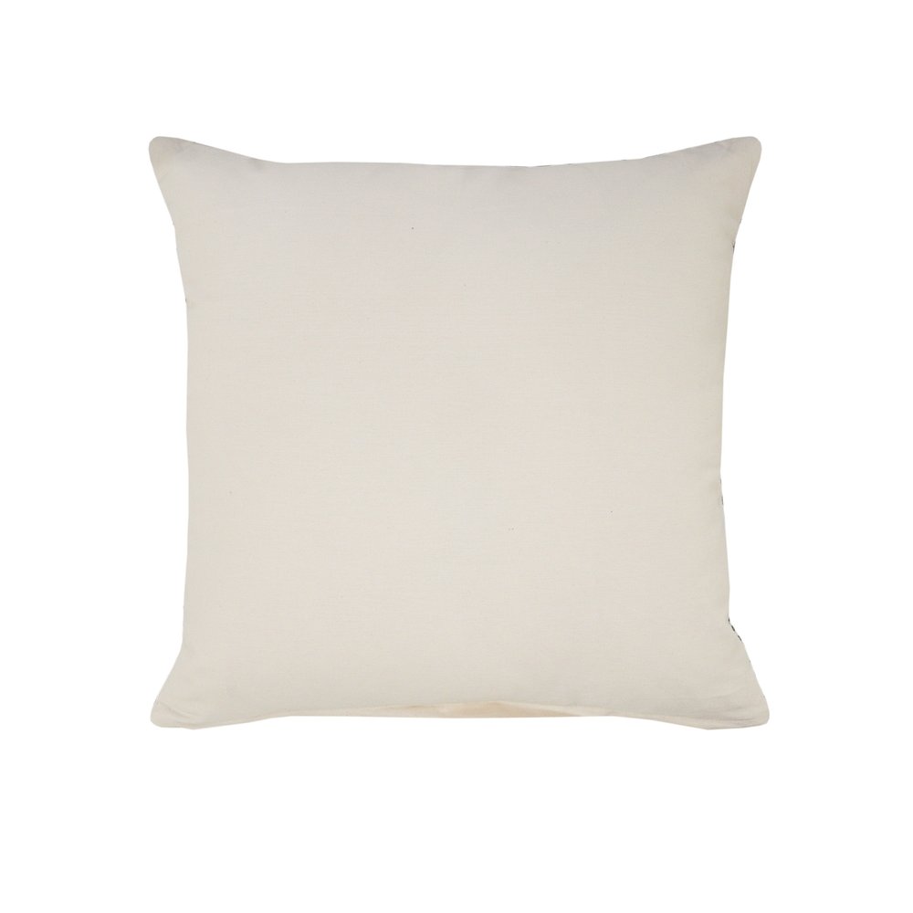 24" Gray And White Paisley Cotton Throw Pillow Cover