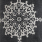 14" X 36" Charcoal White And Cream Lumbar Medallion Cotton Throw Pillow Cover with Tufts