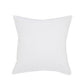 20" White And Silver Beach Cotton Throw Pillow Cover