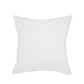 20" White And Silver Beach Striped Cotton Throw Pillow Cover