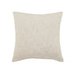 20" White And Blue Medallion Cotton Throw Pillow Cover with Embroidery