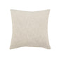 20" White And Blue Medallion Cotton Throw Pillow Cover with Embroidery