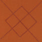 20" Orange Cotton Throw Pillow Cover