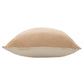 18" Cream And Orange Color Block Cotton Throw Pillow Cover