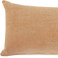 14" X 36" Brown Lumbar Cotton Throw Pillow Cover