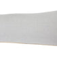 14" X 36" Gray Lumbar Cotton Throw Pillow Cover