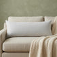 14" X 36" Gray Lumbar Cotton Throw Pillow Cover