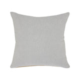 20" Gray Cotton Throw Pillow Cover