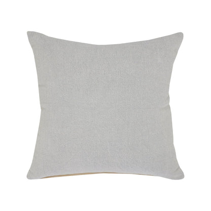 20" Gray Cotton Throw Pillow Cover