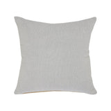 20" Gray Cotton Throw Pillow Cover