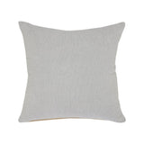 20" Gray Cotton Throw Pillow Cover
