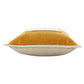 20" Yellow And White Beach Color Block Cotton Throw Pillow Cover with Texture
