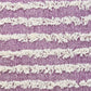 14" X 36" Purple And White Lumbar Striped Cotton Throw Pillow Cover