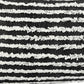 14" X 36" Black And White Lumbar Striped Cotton Throw Pillow Cover