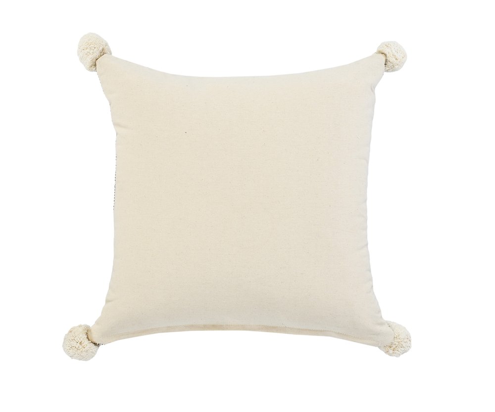 20" Gray And Green Chevron Cotton Throw Pillow Cover