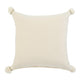20" Gray And Green Chevron Cotton Throw Pillow Cover