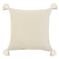 20" Gray And Green Geometric Cotton Throw Pillow Cover