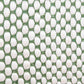 14" X 36" Green And White Lumbar Striped Cotton Blend Throw Pillow Cover