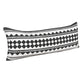 14" X 36" Black And Ivory Lumbar Geometric Cotton Blend Throw Pillow Cover