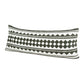 14" X 36" Black And Ivory Lumbar Geometric Cotton Blend Throw Pillow Cover