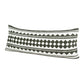 14" X 36" Black And Ivory Lumbar Geometric Cotton Blend Throw Pillow Cover