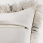 20" White And Black Diamond Throw Pillow Cover