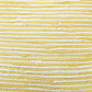 20" Yellow And White Beach Striped Cotton Blend Throw Pillow Cover