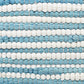 20" Blue And White Beach Striped Cotton Blend Throw Pillow Cover