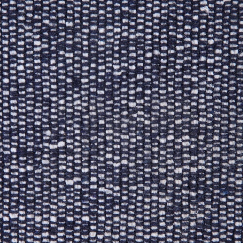 20" Blue Cotton Throw Pillow Cover