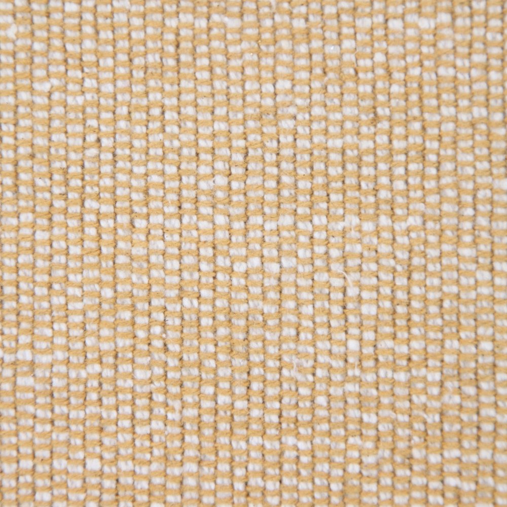 20" Tan And White Cotton Throw Pillow Cover