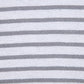20" Gray And White Striped Cotton Throw Pillow Cover with Tassels