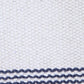 20" Blue And White Beach Striped Cotton Throw Pillow Cover