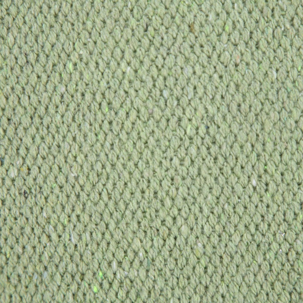 20" Green And White Striped Cotton Throw Pillow Cover