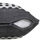 20" Gray And Black Striped Cotton Throw Pillow Cover
