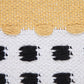 20" Yellow And Black Striped Cotton Throw Pillow Cover