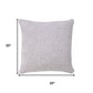20" Gray And White Diamond Cotton Throw Pillow Cover