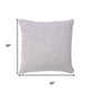 20" Gray And White Diamond Cotton Throw Pillow Cover