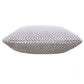 20" Gray And White Diamond Cotton Throw Pillow Cover