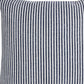 20" Blue And White Striped Cotton Throw Pillow Cover
