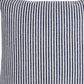 20" Blue And White Striped Cotton Throw Pillow Cover