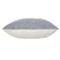 20" Blue And White Striped Cotton Throw Pillow Cover