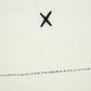 20" Off White And Black Geometric Cotton Throw Pillow Cover