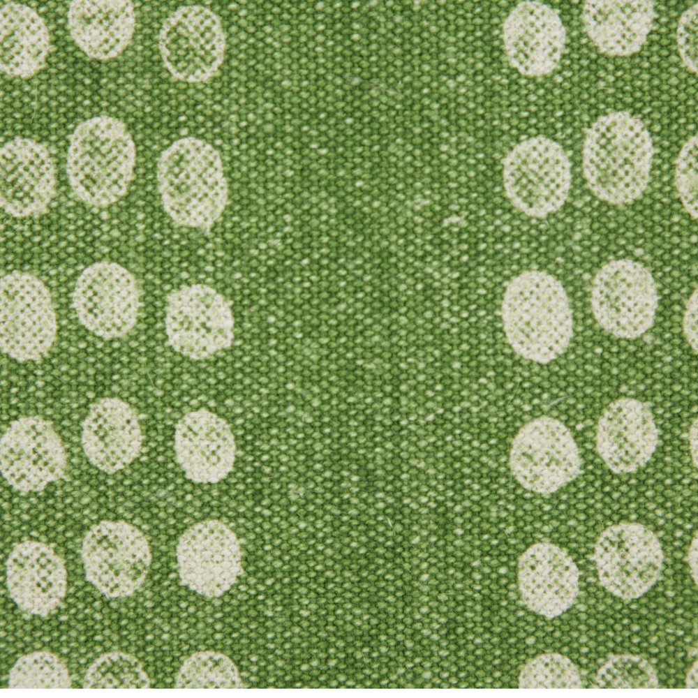 20" Green And White Striped Cotton Throw Pillow Cover