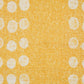 20" Yellow And White Striped Cotton Throw Pillow Cover