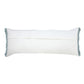 14" X 36" Blue Lumbar Cotton Throw Pillow Cover
