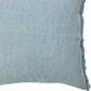 20" Blue Cotton Throw Pillow Cover