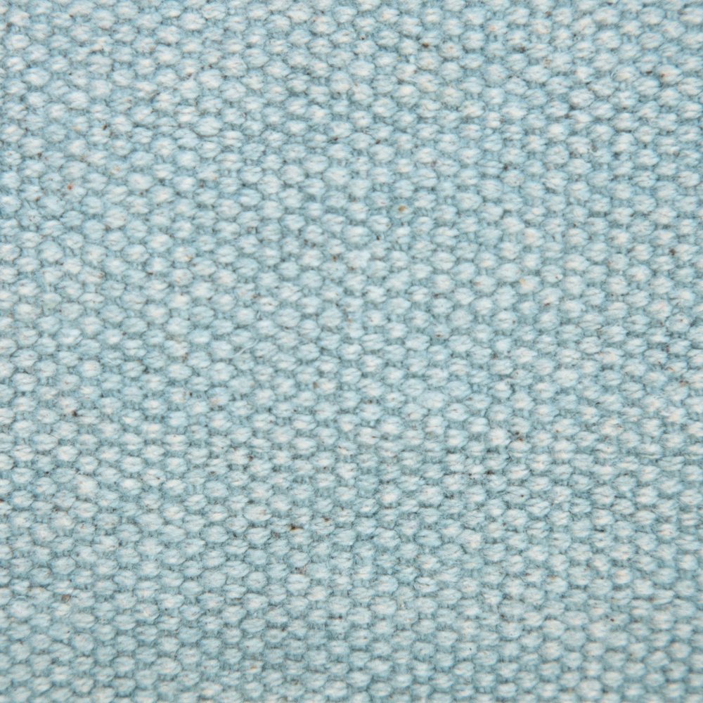 20" Blue Cotton Throw Pillow Cover