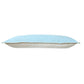 14" X 36" Blue Lumbar Cotton Throw Pillow Cover