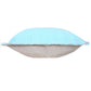 20" Blue Cotton Throw Pillow Cover