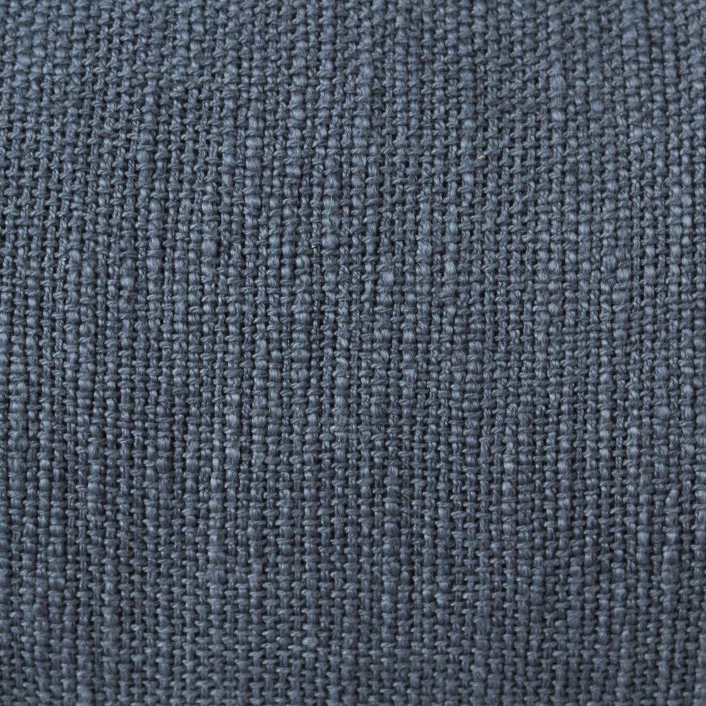 14" X 36" Blue Lumbar Cotton Throw Pillow Cover